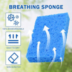YoleShy 20 Pack Sponges Kitchen Natural Compressed Cellulose Sponges - Image 4