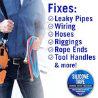Clear Heavy Duty Silicone Tape, Self-Fusing Rubber Hose and Plumbing Water Pipe - Image 3