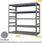 Storage Shelf 5-Tier Garage Shelving, Industrial Shelving - Image 3