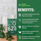 Humboldts Secret 62% Humidity Packs RH 2-Way | Moisture Absorber & Regulator - Image 2