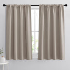 RYB HOME Small Window Curtains for Kitchen, Thermal Insulated Privacy Shades by RYBHOME