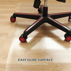 SALLOUS Office Chair Mat for Hard Floors, Slip Resistant Floor Protector Desk - Image 3