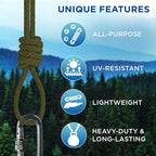 TECEUM Cotton Rope 3/16” – 100 FT – Strong All-Purpose Braided Rope – Natural - Image 4