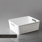 BINO | Woven Plastic Basket | Medium, Space - Image 6