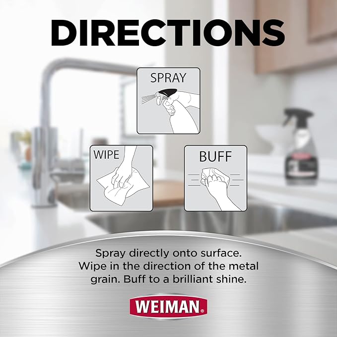 Weiman Stainless Steel Cleaner and Polish - Image 4
