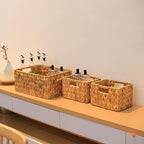 HOONEX Water Hyacinth Storage Baskets, Wicker Baskets - Image 4