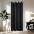 Joydeco Blackout Door Curtain for Doorway Privacy 72 Inches Long, Grommet by JOYDECO