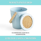 Martha Stewart Indoor Compost Bin | Countertop Composting Bucket - Image 4