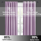 RYB HOME Blackout Curtains for Bedroom Thermal Insulated Window Drapes for - Image 5