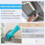 HOMEXCEL Swedish Dishcloths for Kitchen 10 Pack, Sponge Dish Cloth for Counters - Image 4