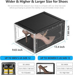 10 Pack Hard Sturdy Thickened Rigid XX Large Shoe Storage Organizer - Image 4
