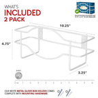 Stock Your Home Tissue Box Shelf, Glove Box Holder Wall Mount, - Image 3