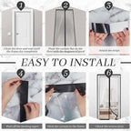 Amylove Zipper 34 x 80 Inch Dust Barrier Door Kit Construction Door Barrier 2.8 - Image 5