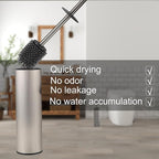 Toilet Brush and Holder Set Premium Material Toilet Bowl Cleaner Free Standing - Image 3