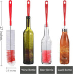 ALINK 5-Pack Red Bottle Brush Cleaner Set - Image 2