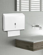 QWORK Paper Towel Dispenser Wall Mount, 2 Pack Multifold Hand Towel Dispenser - Image 8
