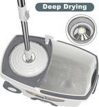 Mop and Bucket with Wringer Set, Spin Mop and Bucket System, Mops - Image 3