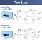 Glove Box Dispenser Wall Mount: White Holder Organizer - Image 2