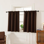 Pickluc Blackout Curtains 45 Inches Long 2 Panels, Room Darkening Tiers - Image 3
