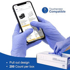 JMU 200 Count Medical Nitrile Gloves Medium, 3.5 Mil Powder Free Latex Free - Image 3