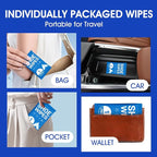 AROIC 50 Pack Shoe Cleaner Wipes, Sneaker Quick Wipes Heavy Duty Stain Removal - Image 7