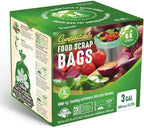 UNNI Compostable Trash Bags, 3 Gallon / 11.35 Liter, Extra Thick 0.71 Mil Small - Image 6