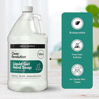 Clean Revolution Liquid Gel Hand Soap, Silky Rich Liquid, Quick Lather - Image 4
