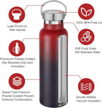Neihepal Gradient Stainless Steel Water Bottles, 20 Ounce Vacuum Insulated - Image 3