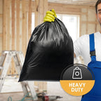 PAMI Heavy Duty 42 Gallon Contractor Garbage Bags, Tear Resistant Construction - Image 3