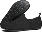 QZKDM Lightweight Slip on Grip Indoor House Slippers Barefoot Non Slip Home - Image 6