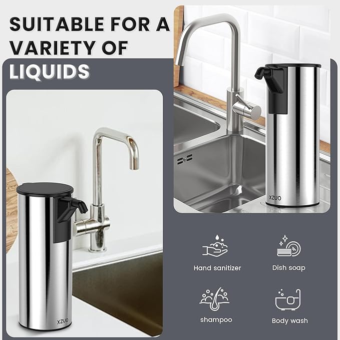 Automatic Soap Dispenser Touchless 11.8oz/350ml Four-Level Adjustable Dispenser - Image 5