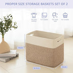 OIAHOMY Storage baskets for Shelf, Toy Storage Basket, Collapsible Storage Bins - Image 4