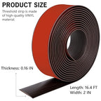 16.4Ft Floor Transition Strip Self Adhesive Vinyl Cover Floor Strip Flat - Image 2