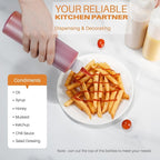 Squeeze Bottles, 16oz Plastic Condiment Squeeze Bottles - Image 4