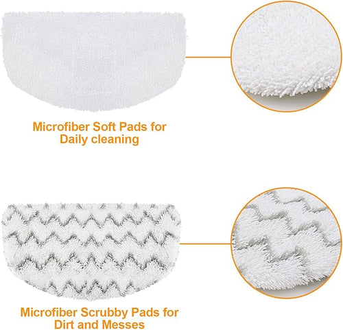 12 Pack Steam Mop Replacement Pads Compatible - Image 2