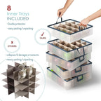 Hearth & Harbor Large Christmas Ornament Storage Box - Image 3