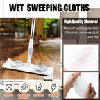 60 Counts Sweeper Wet Mopping Cloths 17.7 x 11.8'' X Large Wet Mop Pads Refills - Image 4