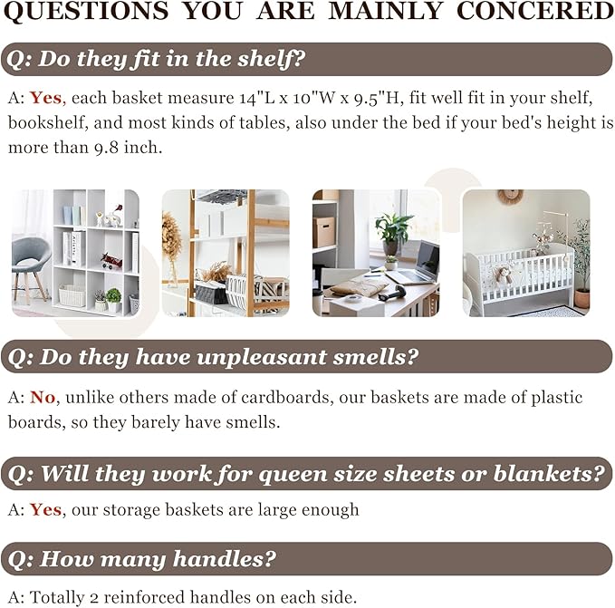 Criusia Closet Organizers and Storage Baskets - Image 3