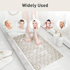 Shower Mat Non Slip Bathtub Mat, 27 x 16 Inch Eco-Friendly Soft Bath Mat - Image 7