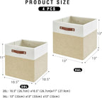 Collapsible Fabric Storage Cube Bins - Image 4