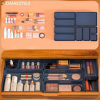 9 Pcs Stackable Drawer Organizer Trays Set, Desk Drawer Organizer Office. - Image 3