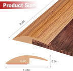 3.3Ft Carpet Floor Transition Strip, Self Adhesive Floor Edging Trim Strip - Image 2