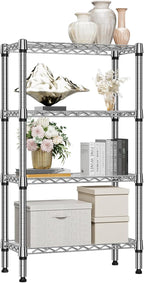 1000 lbs 4 Tier Shelf Metal Storage Shelves Wire Rack Closet Organizers - Image 8
