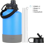 Drinco Stainless Steel Water Bottle Spout Lid Vacuum Insulated Double Wall - Image 2