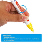 PATIKIL Grout Pen, 4 Pack Yellow Tile Marker Waterproof Grout Sealer Pen Tile - Image 5