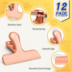 VNDUEEY 12 Pack Stainless Steel Chip Bag Clips, Chip Clips - Image 4