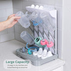 Baby Bottle Drying Rack – Large Vertical Bottle Dryer - Image 2