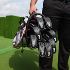 mytag 8PCS Golf Hybrid Iron Covers Set, Knit Hybrid Head Covers, Fits Cobra T - Image 5