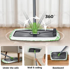 MASTERTOP Dust Mop for Hardwood Floors, Extra Large Microfiber Flat Mop - Image 3