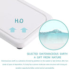 2 Pcs Water Absorbing Stone Trays, Kitchen/Bathroom Sink Soap Dish, Diatomite - Image 4